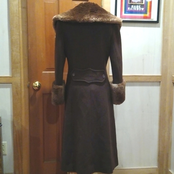 Emanuel Ungaro Paris Parallele full length wool and fur coat. M - Picture 3 of 13